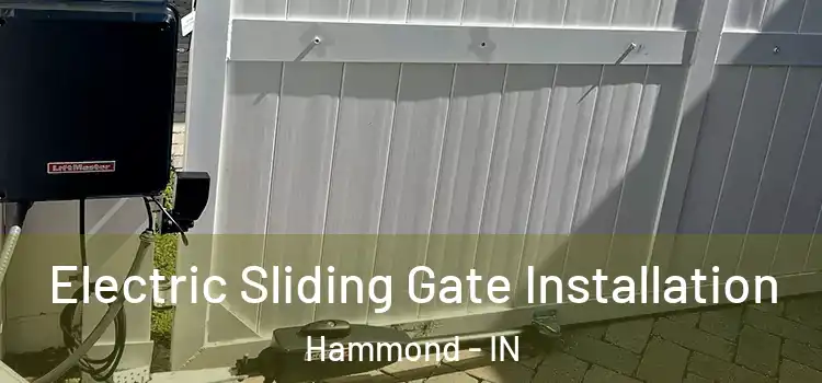 Electric Sliding Gate Installation Hammond - IN