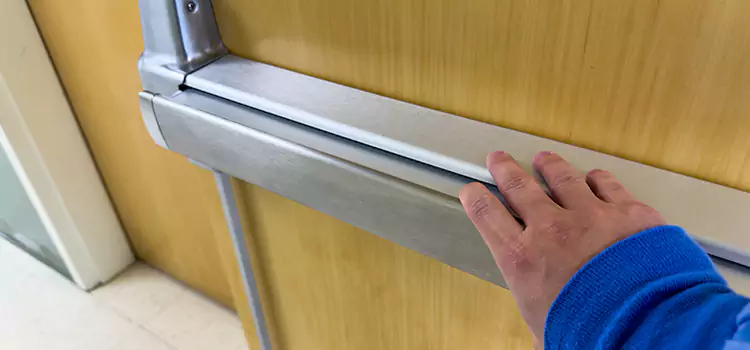 Installing a Push Bar on a Door Hammond